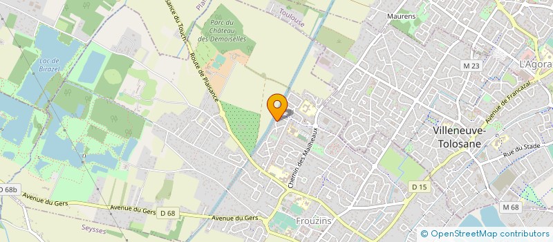 localisation de l'entreprise MONSIEUR JORIS PETIT  FROUZINS