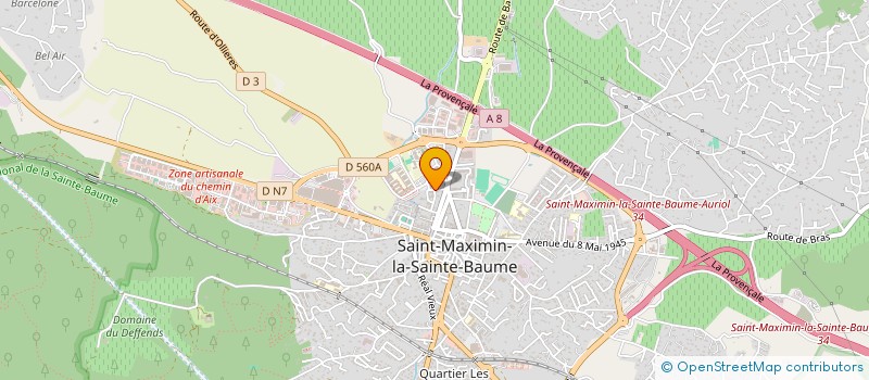 localisation de l'entreprise MONSIEUR JORIS PETIT à SAINT-MAXIMIN-LA-SAINTE-BAUME
