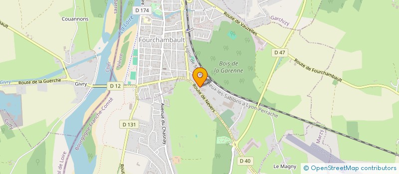 localisation de l'entreprise MONSIEUR JORIS PEUVOT  FOURCHAMBAULT