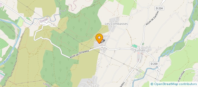 localisation de l'entreprise MONSIEUR JORIS PEYTAUD  LUSSAS