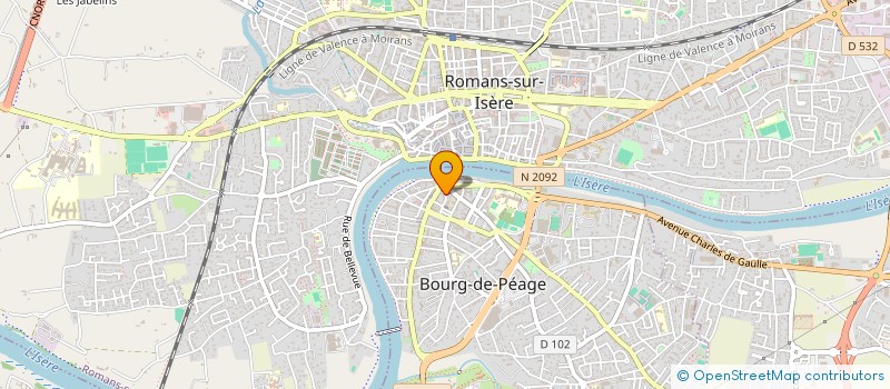 localisation de l'entreprise MONSIEUR JORIS PIOCHET à BOURG-DE-PEAGE