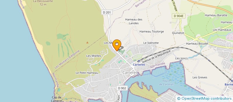 localisation de l'entreprise MONSIEUR JORIS PRZYBYLSKI--RICHARD  BARNEVILLE-CARTERET