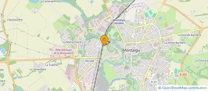 localisation de l'entreprise MONSIEUR JORIS RATIER à MONTAIGU-VENDEE
