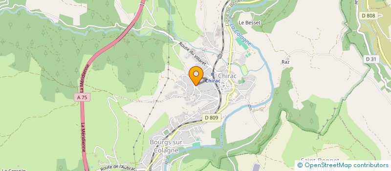 localisation de l'entreprise MONSIEUR JORIS ROUSSET  BOURGS SUR COLAGNE