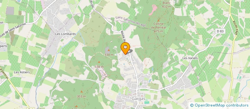 localisation de l'entreprise MONSIEUR JORIS ROUX  GARGAS