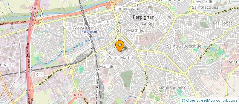 localisation de l'entreprise MONSIEUR JORIS SAMSON  PERPIGNAN