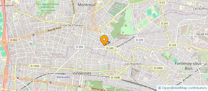 localisation de l'entreprise MONSIEUR JORIS SARAF à MONTREUIL