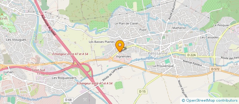 localisation de l'entreprise MONSIEUR JORIS SCHURCH à PELISSANNE