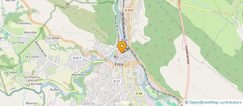 localisation de l'entreprise MONSIEUR JORIS SEEL à FOIX
