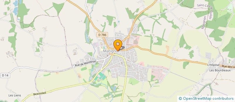localisation de l'entreprise MONSIEUR JORIS TALON à MATIGNON