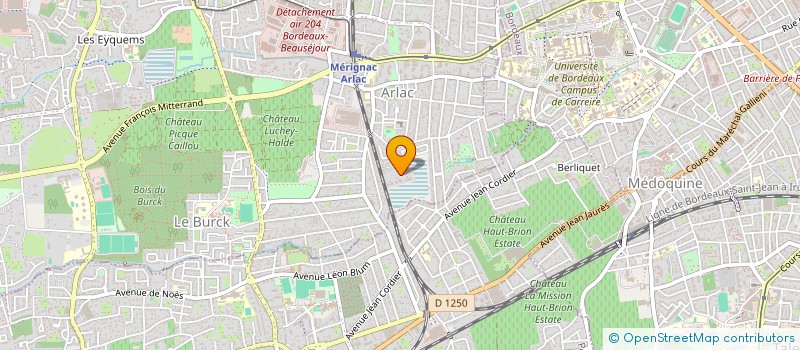 localisation de l'entreprise MONSIEUR JORIS THEILLAUMAS  MERIGNAC