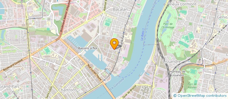 localisation de l'entreprise MONSIEUR JORIS THIBAULT  BORDEAUX