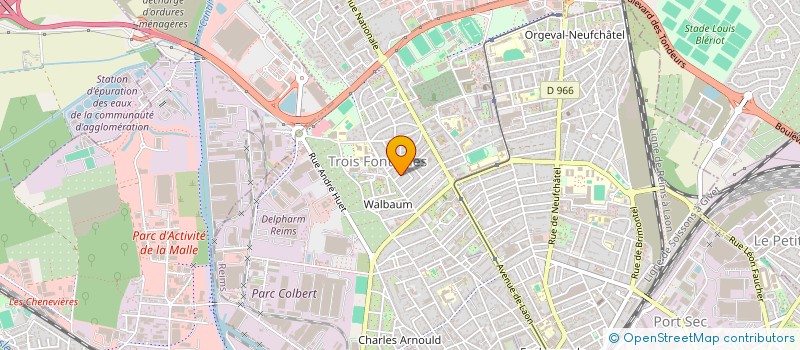 localisation de l'entreprise MONSIEUR JORIS TISSOT  REIMS