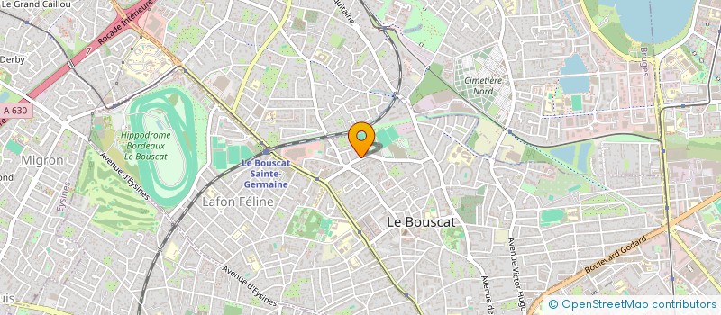 localisation de l'entreprise MONSIEUR JORIS TOKPASSI ANTON  LE BOUSCAT