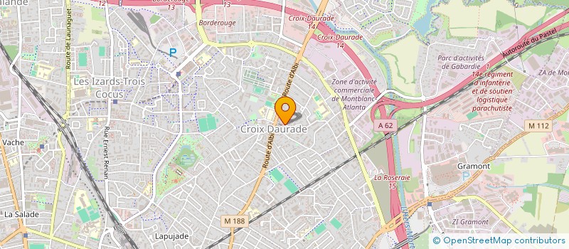 localisation de l'entreprise MONSIEUR JORIS TREMOLIERES  TOULOUSE