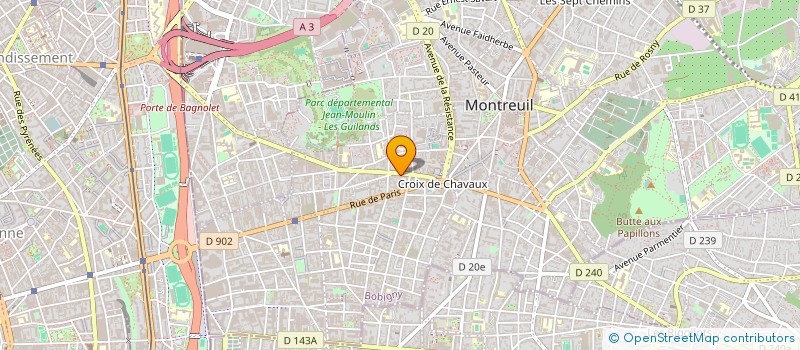 localisation de l'entreprise MONSIEUR JORIS VALENZUELA à MONTREUIL