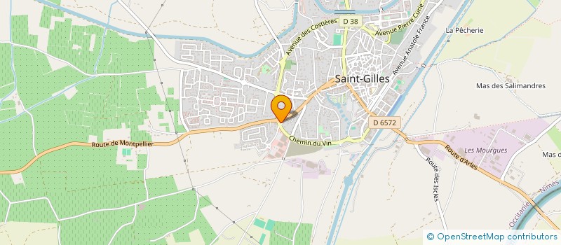 localisation de l'entreprise MONSIEUR JORIS VAYSSETTES  SAINT-GILLES