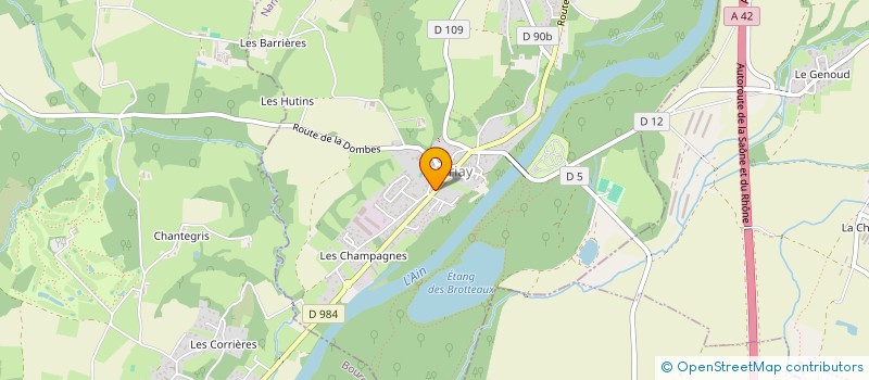 localisation de l'entreprise MONSIEUR JORIS VERGNIER  PRIAY