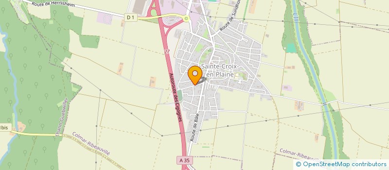 localisation de l'entreprise MONSIEUR JORIS VONTHRON  SAINTE-CROIX-EN-PLAINE