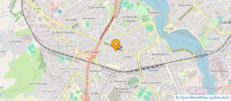 localisation de l'entreprise MONSIEUR JORIS WACHOLDER  LORIENT