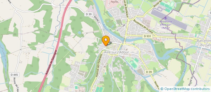 localisation de l'entreprise MONSIEUR JORIS WATEBLED  AIRE-SUR-L'ADOUR