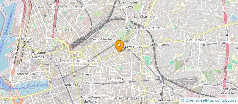 localisation de l'entreprise MONSIEUR JORIS YOUCEF  MARSEILLE