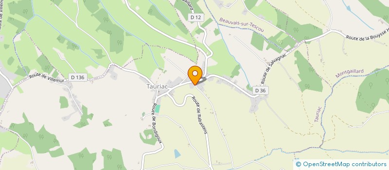 localisation de l'entreprise MONSIEUR JORN UHDE à TAURIAC
