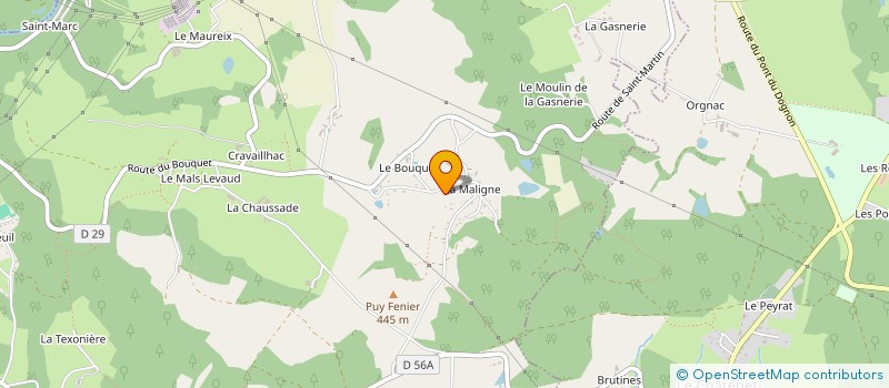 localisation de l'entreprise MONSIEUR JORRIS CATHELINAUD à SAINT-MARTIN-TERRESSUS