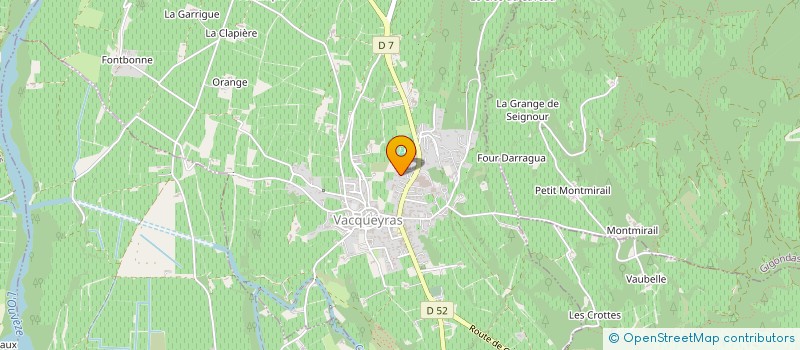localisation de l'entreprise MONSIEUR JORRIS LE RISBE  VACQUEYRAS