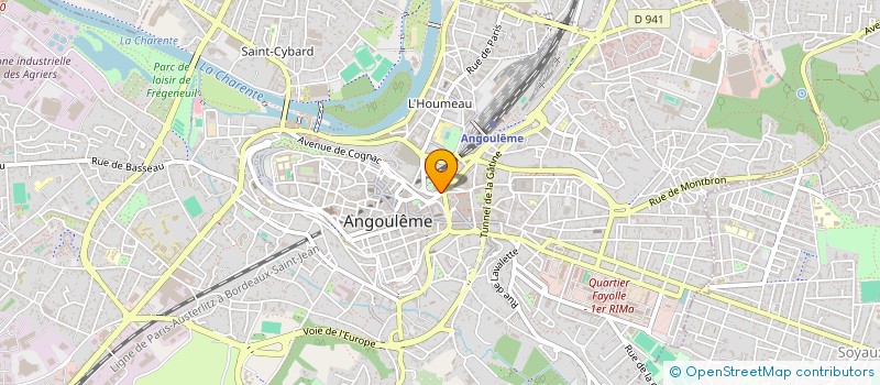 localisation de l'entreprise MONSIEUR JORY ROSSIGNOL à ANGOULEME