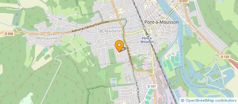 localisation de l'entreprise MONSIEUR JORYCE GERARD  MAIDIERES