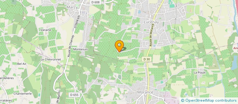 localisation de l'entreprise MONSIEUR JORYS BESSAUD  LUCENAY