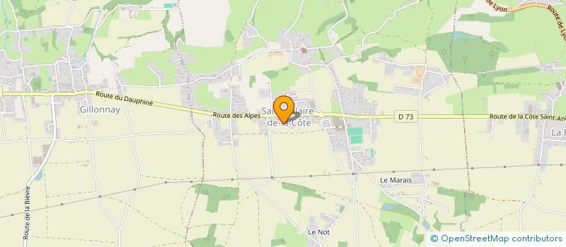 localisation de l'entreprise MONSIEUR JORYS CALANDRIELLO  SAINT-HILAIRE-DE-LA-COTE