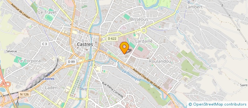 localisation de l'entreprise MONSIEUR JORYS CORREIA  CASTRES