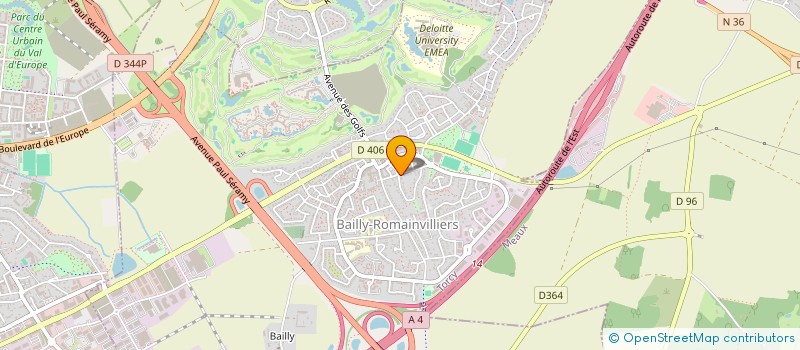 localisation de l'entreprise MONSIEUR JORYS PRADAUDE  BAILLY-ROMAINVILLIERS