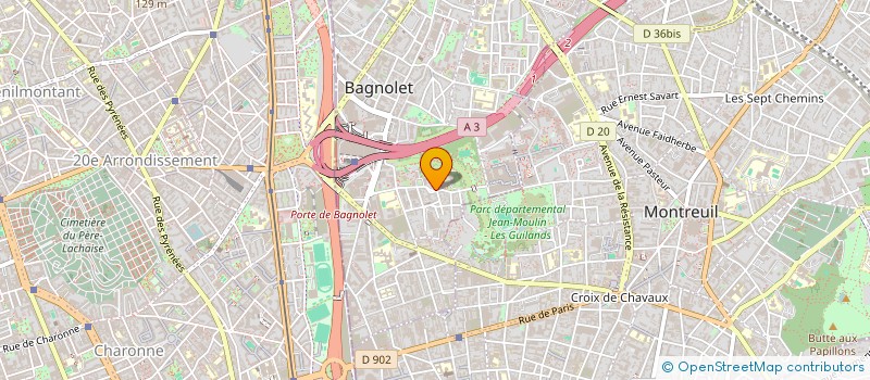 localisation de l'entreprise MONSIEUR JOS BELHASSEN à BAGNOLET