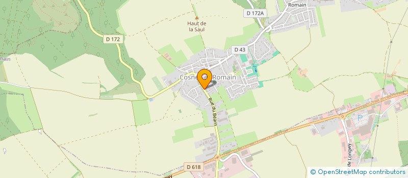 localisation de l'entreprise MONSIEUR JOS PEREIRA  COSNES-ET-ROMAIN