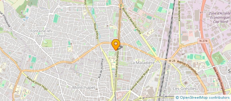 localisation de l'entreprise MONSIEUR JOSCERAN THIERIOT à DIJON