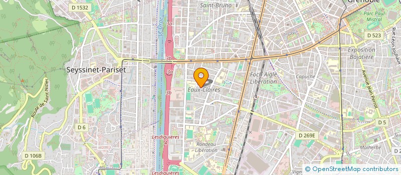 localisation de l'entreprise MONSIEUR JOSCHUA HEMON  GRENOBLE