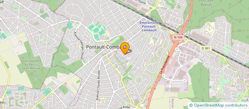 localisation de l'entreprise MONSIEUR JOSE ABRAHAN RODRIGUES ABREU à PONTAULT-COMBAULT