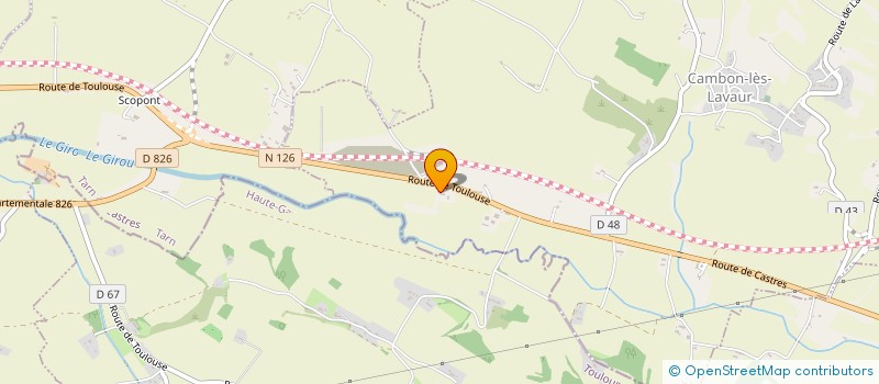 localisation de l'entreprise MONSIEUR JOSE AGASSE  CAMBON-LES-LAVAUR