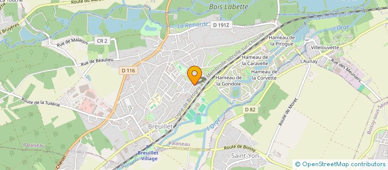 localisation de l'entreprise MONSIEUR JOSE AGRA DE SA  BREUILLET