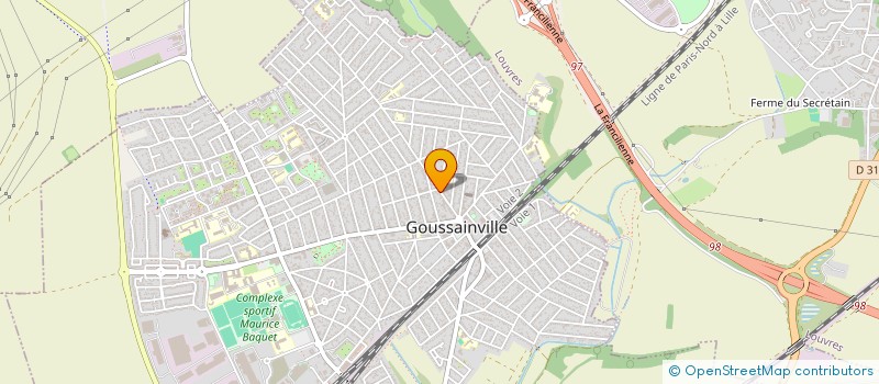 localisation de l'entreprise MONSIEUR JOSE AIRES DA SILVA à GOUSSAINVILLE