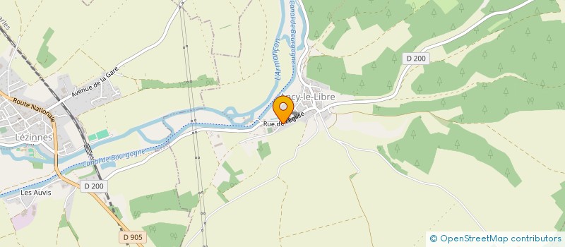 localisation de l'entreprise MONSIEUR JOSE AIRES DE CARVALHO à ANCY-LE-LIBRE