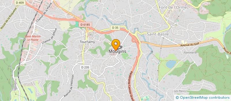 localisation de l'entreprise MONSIEUR JOSE ALBERTINI à MOUGINS
