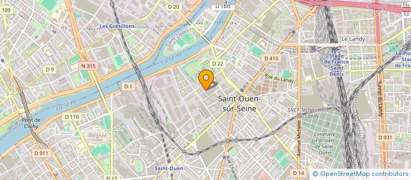 localisation de l'entreprise MONSIEUR JOSE ALCANTARA à SAINT-OUEN-SUR-SEINE