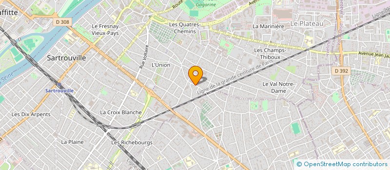 localisation de l'entreprise MONSIEUR JOSE ALEIXO  SARTROUVILLE