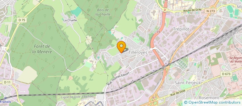 localisation de l'entreprise MONSIEUR JOSE ALVARES FERREIRA  BESANCON