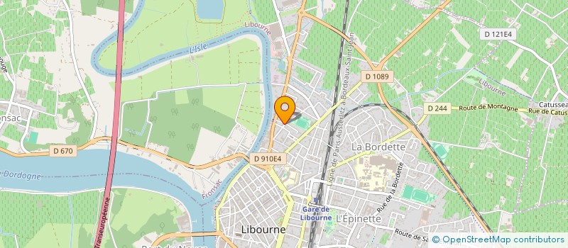 localisation de l'entreprise MONSIEUR JOSE ALVES  LIBOURNE