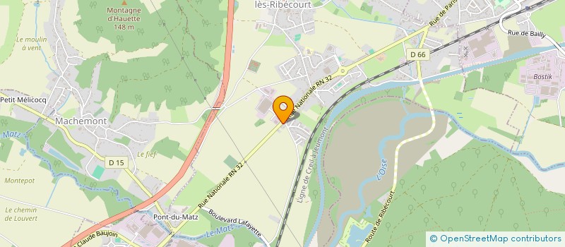 localisation de l'entreprise MONSIEUR JOSE ALVES DA NOBREGA  CAMBRONNE-LES-RIBECOURT